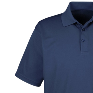 Camisa Polo para Hombre, Color Azul Marino, Logotipo Bordado, Manga Corta, Cuello Camisero, Mezcla de Algodón, Informal, para Negocios, Golf, Uniforme, Ropa Deportiva - Product Image 3