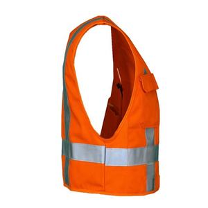 Chaleco de Seguridad de Tráfico Hi Vis para hombres, chaleco reflectante alto para ropa de trabajo, ropa de seguridad protectora - Product Image 1