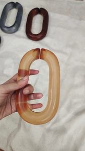 Cadena acrílica moderna personalizada, acentos de pared hechos a mano, resina ornamental moderna, colgante para decoración del hogar, listo para Festival Diwali - Product Image 2