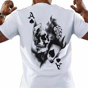 T-shirt à col coupe décontractée pour homme avec demi-manches et ourlet classique d'Inde - Product Image 6