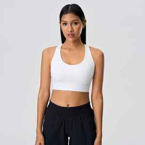 ชุดชั้นในกีฬาสำหรับผู้หญิงแบบแห้งเร็วสำหรับวิ่งออกกำลังกายความเข้มข้นสูง พร้อมบราฟิตเนสแบบดันทรง ระบายอากาศได้ดี จากผู้ผลิต OEM - Product Image 5