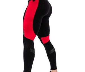 <b>Men</b> High Waist Compression <b>Pants</b> Stretch Sports Leggings for Gym <b>Running</b> Fitness Training Cycling Workout Breathable Quick Dry - Product Image 2