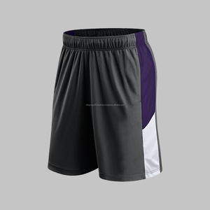 Pantalones cortos personalizados Unsex al por mayor, pantalones cortos de baloncesto de malla Floral con estampado bordado personalizado de alta calidad, Unisex - Product Image 4