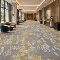 Tapis Axminster 80% Laine 20% Nylon, Moquette Mur à Mur pour Couloir d'Hôtel, Chambre d'Hôtes, Hall d'Hôtel de Luxe, Fourniture Directe Usine