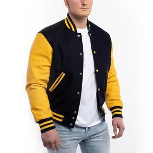 Chaqueta Varsity de Invierno para Hombre, Impermeable y Resistente al Viento, de Alta Calidad, con Piel de Oveja, Bordado Personalizado, Chaqueta de Béisbol al por Mayor - Product Image 1