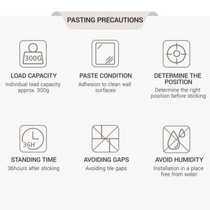 Ganci Magnetici da Parete per Frigorifero, Porta Telecomandi, Adesivi Murali per Organizzazione a Parete - Product Image 5