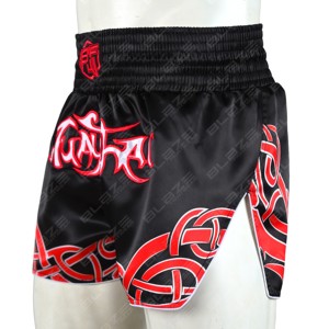 Shorts de Boxe Muay Thai MMA BJJ Personnalisés à Marque Privée 100% Polyester Imprimé par Sublimation pour Hommes Imperméables Respirants Séchage Rapide - Product Image 3