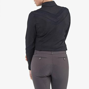 Camiseta de Equitación Elástica en 4 Direcciones de Alta Calidad, Camiseta Deportiva, Camiseta de Competición, Polo en Tejido Técnico Suave al Tacto - Product Image 2