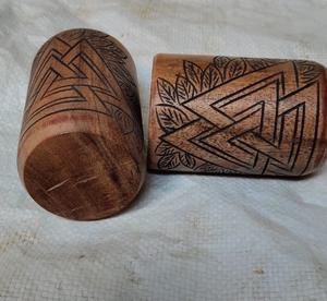 Vaso de Madera de Estilo Clásico, Hecho a Mano, Taza de Madera Natural, Ecológica, Duradera, Reutilizable, para Café, Té, Jugo, Fiestas, Bar - Product Image 2