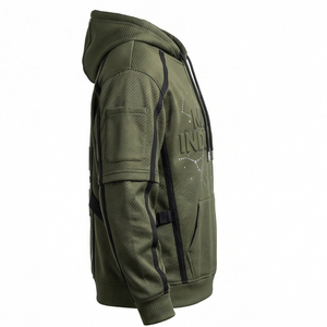 เสื้อฮู้ดดี้ผ้าฝ้าย 100% เป็นมิตรกับสิ่งแวดล้อม สำหรับฤดูหนาว สกรีนโลโก้ได้ตามต้องการ ผลิตจากผ้าที่ยั่งยืน ระบายอากาศได้ดี สำหรับผู้ชายและผู้หญิง ผลิตจากโรงงานโดยตรง - Product Image 4