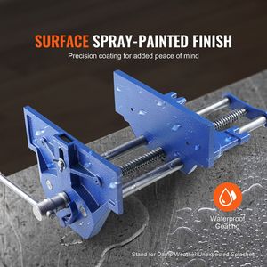 Morsa da banco per falegnameria in ghisa resistente da 13 pollici, larghezza ganascia 10,6 cm, sgancio rapido per un facile utilizzo - Product Image 5