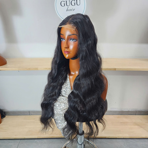 Perruque sans colle de luxe 100 % vietnamienne de 24 pouces, couleur marron personnalisée, cheveux humains bruts, produits capillaires naturels pour femmes noires - Product Image 5