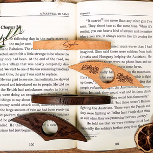 Finger Ring Reader Support <b>Book</b> Finger Holder Wooden - Product Image 1