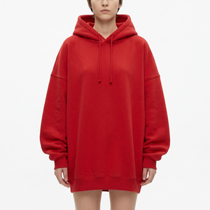 Vente en gros de sweat-shirts en molleton brossé 380 GSM, coupe décontractée pour femmes, streetwear décontracté, marques de mode - Product Image 5