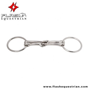 Bague ample à Double joint en acier inoxydable, fait sur mesure, mors néerlandais, rembourré doux, allemand, en argent, 1 pièce - Product Image 5