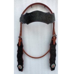 Cabestro Anatómico Ajustable de Nailon para Montar a Caballo, Cómodo y Duradero, con Riendas, Brida para Caballo, Personalizable para Entrenamiento - Product Image 1