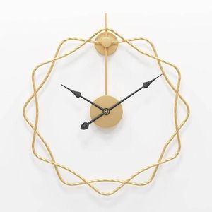 Horloge murale en métal tendance pour la maison, décoration artistique pour le bureau, Noël, Nouvel An et autres fêtes, horloges murales en fer - Product Image 1