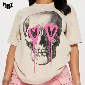 T-shirt unisexe en coton épais 250 GSM, col rond, streetwear, coupe oversize, imprimé, vente en gros, fabricant OEM ODM, fournisseur USA - Product Image 4