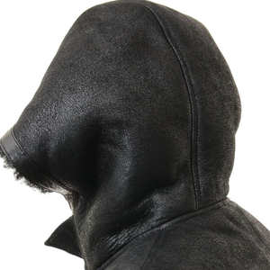 Vestes en cuir pour hommes, style streetwear d'hiver, manches longues, imperméables et respirantes, vente directe d'usine avec fermeture éclair - Product Image 6