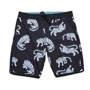 Wholesale Sublimation Striped Board Shorts Fabric Custom Designer Swim Trunks Men - Product Image 1
