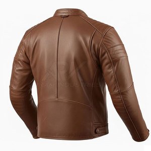 Venta Directa de Fábrica, Chaqueta de Cuero para Motocicleta Más Vendida, Chaqueta de Cuero para Motocicleta Transpirable de Primera Calidad para Hombre - Product Image 2
