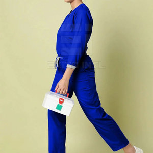 Conjuntos de Uniformes Médicos Elásticos de Moda para Mujer, Conjuntos de Uniformes para Personal de Farmacia - Product Image 4