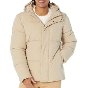 Veste matelassée pour homme, hiver, épaisse, chaude, à capuche, imperméable, coupe-vent, mode outdoor, logo personnalisé - Product Image 1