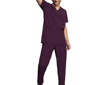 Uniformes Médicos Unisex de Alta Calidad, Conjuntos de Uniformes de Hospital, Poliéster/Rayón, Tejido Transpirable, Antiarrugas, de Secado Rápido - Product Image 4