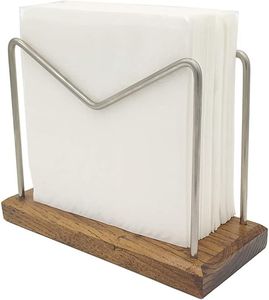 Traditional Wooden Metal Luxury Eco-Friendly Handmade Napkin & <b>Tissue</b> <b>Holder</b> Premium Quality Customizable Color Tableware Decor - Product Image 1