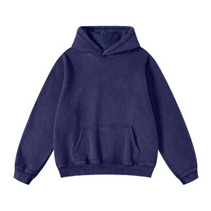 Sudadera con capucha para hombre, modelo 2026, de fabricante Star, de alta calidad, estilo urbano, con lavado ácido, para invierno, 100% algodón. - Product Image 1