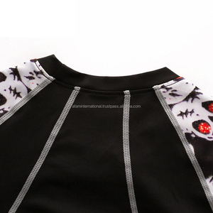 Protector de erupción de manga larga ligero para hombre para deportes Fitness transpirable estampado de sublimación ropa de entrenamiento de gimnasio - Product Image 5