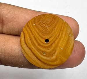 Esfera de Reloj con Movimiento Nh35, Piedra de Ojo de Tigre Natural, Marrón/Negro, Disco de 28.50mm, 1mm de Grosor, Corte Plano, Clásico, Elegante, Vintage, de Lujo - Product Image 4