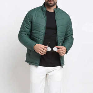 Chaqueta Acolchada 100% Nailon con Cuello Alto, Diseño de Parches, Impermeable y Resistente al Viento, con Capucha, Unisex, para Invierno - Product Image 4