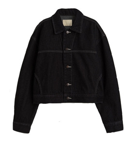 Men's Vintage Winter Streetwear Denim Jacket Patchwork Print Button Detail Eco-Friendly Customized Color Windproof Coat Fortleo - Product Image 1