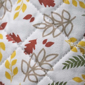 Guantes de Horno de Algodón 100% con Diseño de Hojas Estampadas de Buena Calidad para Uso en Horno y Cocina, Proveedor en India. - Product Image 2
