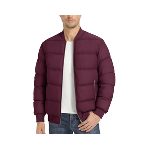 Top Trending Winter Wear Fashionable <b>Men</b> Puffer <b>Jacket</b> New Design <b>Slim</b> <b>Fit</b> Plain Blank Puffer <b>Jacket</b> - Product Image 1