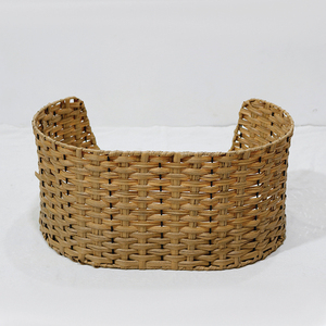 New Design PE Rattan Iron Pet <b>Bed</b> Dog Cat Sleeping <b>Nest</b> Oval Shape Washable - Product Image 3