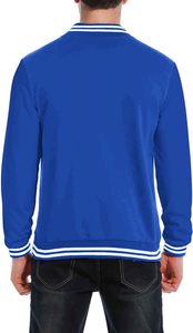 Chenille Embroidered Winter Streetwear <b>Men's</b> Cotton <b>Baseball</b> Letterman <b>Jacket</b> Stand High Quality Varsity <b>Jackets</b> OEM Service - Product Image 2