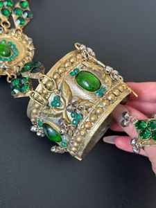 Parures de bijoux afghanes vintage en argent plaqué, faites à la main, de haute qualité, au design magnifique et personnalisé, pour mariage 2026 - Product Image 3