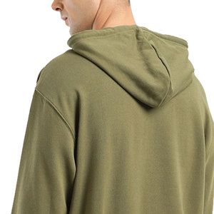 เสื้อฮู้ดดี้ผู้ชายสีเขียว พิมพ์ลาย มีกระเป๋า ทรงปกติ สวมใส่สบายๆ สำหรับฤดูใบไม้ร่วง ผ้าฝ้าย 100% เฟรนช์เทอร์รี่ เสื้อฮู้ดดี้และเสื้อสเวตเตอร์ผู้ชาย - Product Image 6