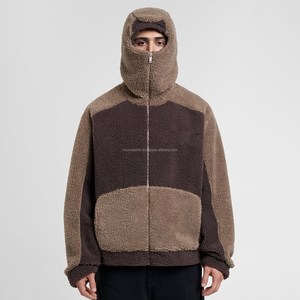 High Street Style Winter Sherpa Wool <b>Jacket</b> Hooded with Stand Collar & Zipper Closure OEM Service High Quality - Product Image 1