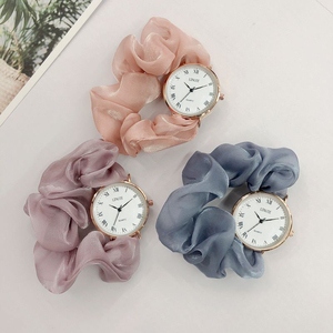 Nouvelles montres à quartz pour femmes, montre à ruban de mode, bandeau foulard, montre décontractée pour soirée - Product Image 3