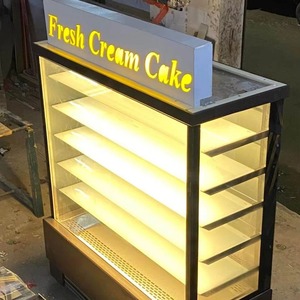 Mostrador de Exhibición de Pasteles de Lujo con Iluminación LED para Panaderías y Confiterías - Product Image 3