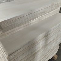 AA Grade Solid Paulownia Edge Glued Panel, Sanded Smooth, Stable No Deformation Timber Plank