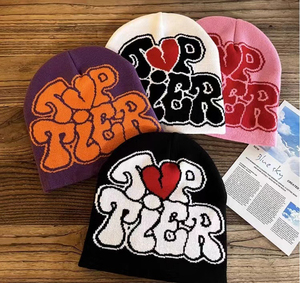 Gorro de Invierno Unisex de Alta Calidad, Personalizado, OEM, 100% Acrílico, Tejido a Mano, con Logotipo Personalizado - Product Image 2