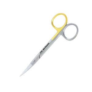 Tijeras para Iris con Puntas Curvas Afiladas TC, Tijeras Oftálmicas para Cirugía, Instrumento de Corte de Tejido y Sutura, 110mm 11cm, Alemán - Product Image 4