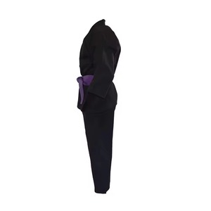 Kimono Harn Kids BJJ Gi en tissu perlé 100% coton 380g léger et durable avec ceinture blanche, logo sur le devant, approuvé par l'IBJJF - Product Image 1