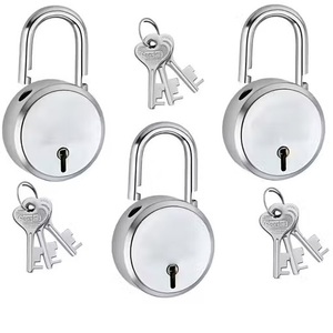 Keyed Alike Brass Gold-Plated Polished <b>Bookmark</b> Pack with Inch Shackle for Business <b>Gifts</b> - Product Image 6
