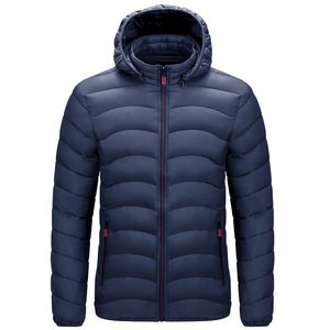 Chaquetas de invierno personalizadas al por mayor para hombre, casuales, 100% algodón/poliéster, lisas, de manga larga, tipo puffer, en venta a bajo precio. - Product Image 5