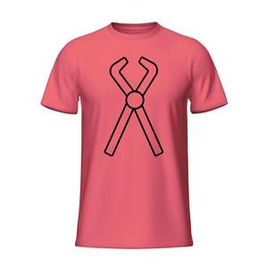 Camiseta de cuello alto y corte holgado para hombre, venta al por mayor, diseño personalizado, impresión de logotipo, crea tu propia marca de ropa - Product Image 1